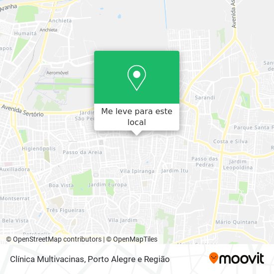 Clínica Multivacinas mapa