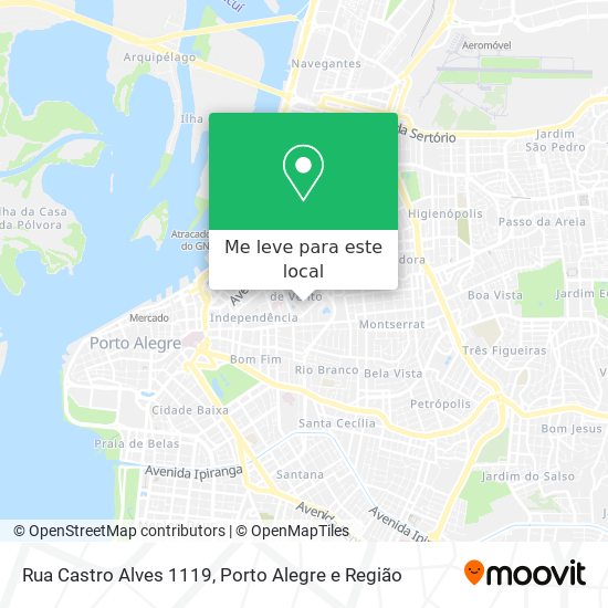 Rua Castro Alves 1119 mapa