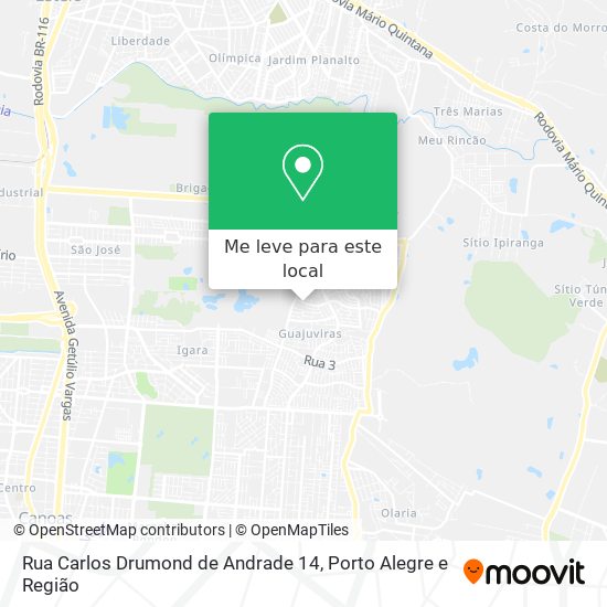 Rua Carlos Drumond de Andrade 14 mapa