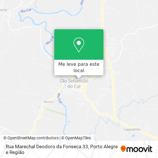 Rua Marechal Deodoro da Fonseca 33 mapa