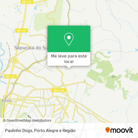 Paulinho Dogs mapa