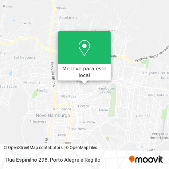 Rua Espinilho 298 mapa