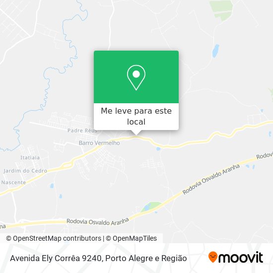 Avenida Ely Corrêa 9240 mapa