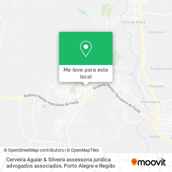 Cerveira Aguiar & Silveira assessoria jurídica advogados associados mapa