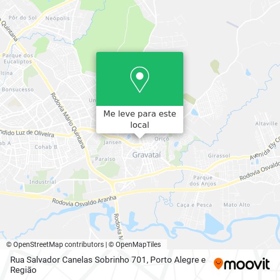 Rua Salvador Canelas Sobrinho 701 mapa