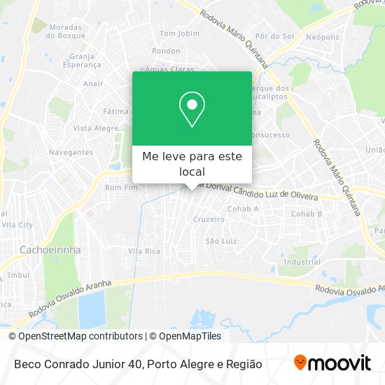 Beco Conrado Junior 40 mapa