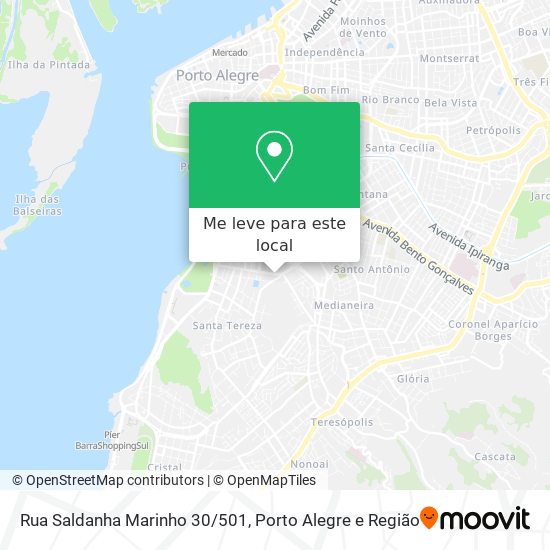 Rua Saldanha Marinho 30/501 mapa
