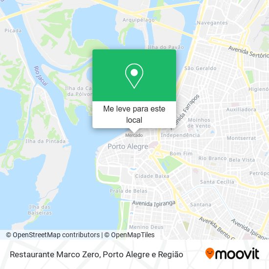 Restaurante Marco Zero mapa