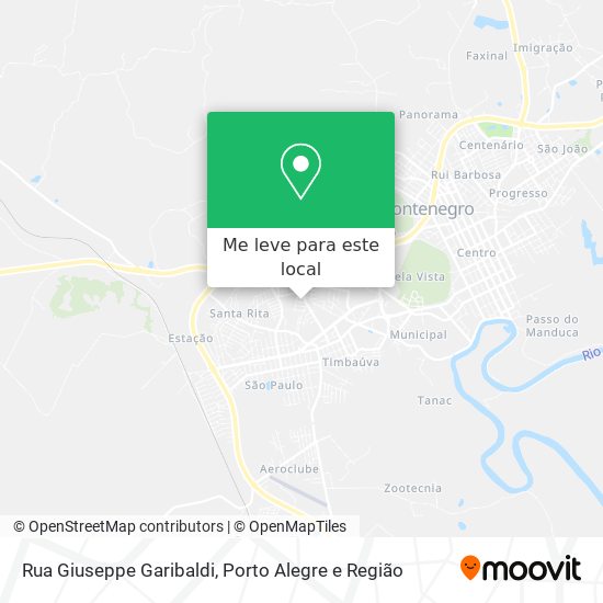 Rua Giuseppe Garibaldi mapa