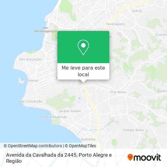 Avenida da Cavalhada da 2445 mapa