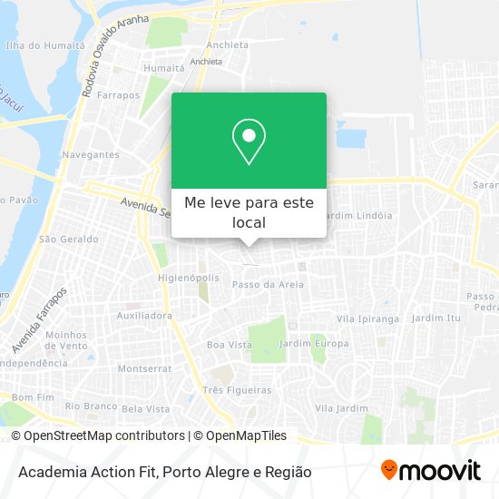 Academia Action Fit mapa