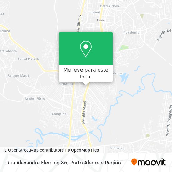 Rua Alexandre Fleming 86 mapa