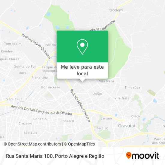 Rua Santa Maria 100 mapa