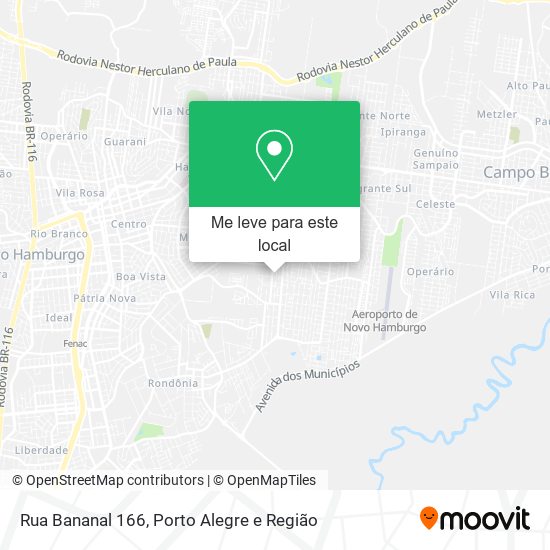 Rua Bananal 166 mapa