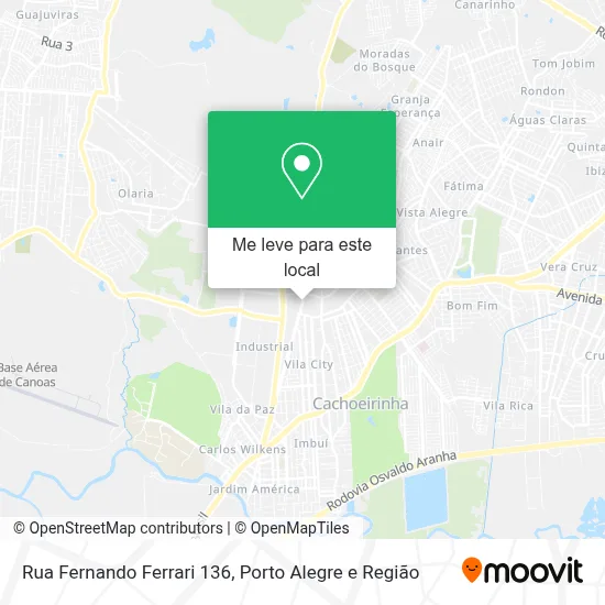 Rua Fernando Ferrari 136 mapa