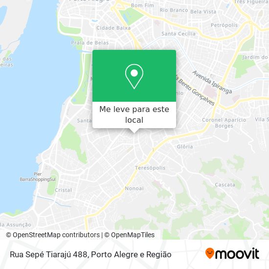 Rua Sepé Tiarajú 488 mapa