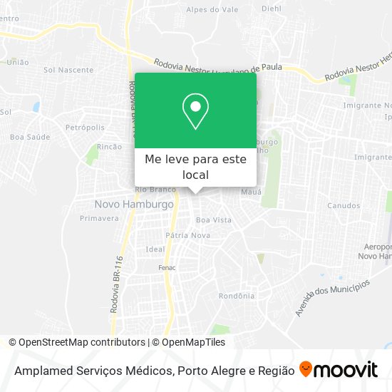 Amplamed Serviços Médicos mapa