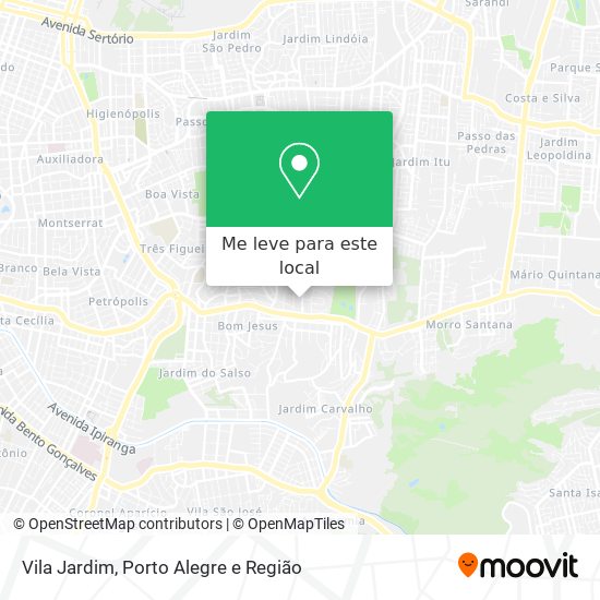 Vila Jardim mapa