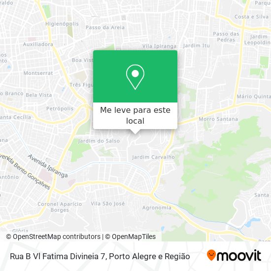 Rua B Vl Fatima Divineia 7 mapa
