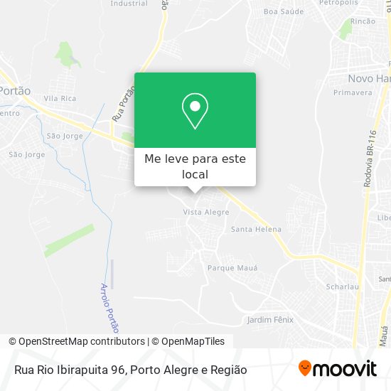 Rua Rio Ibirapuita 96 mapa