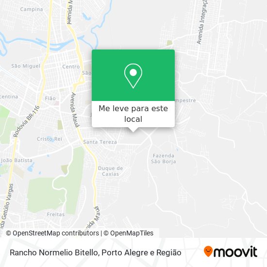 Rancho Normelio Bitello mapa