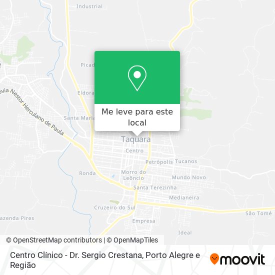 Centro Clínico - Dr. Sergio Crestana mapa