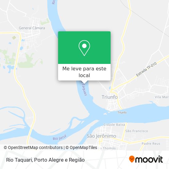 Rio Taquari mapa