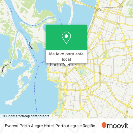 Everest Porto Alegre Hotel mapa