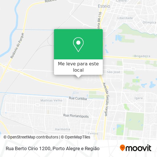 Rua Berto Círio 1200 mapa