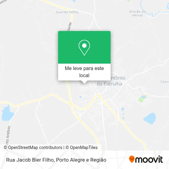 Rua Jacob Bier Filho mapa