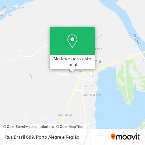 Rua Brasil 689 mapa