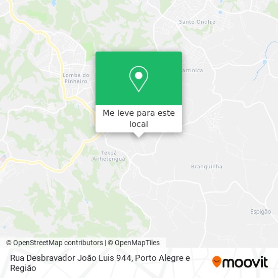 Rua Desbravador João Luis 944 mapa