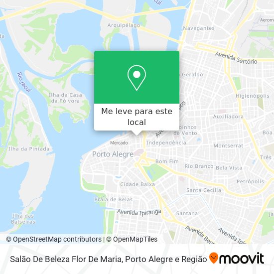 Salão De Beleza Flor De Maria mapa