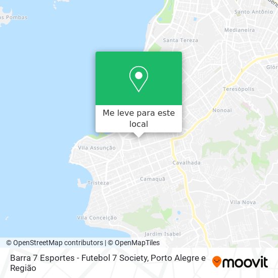 Barra 7 Esportes - Futebol 7 Society mapa