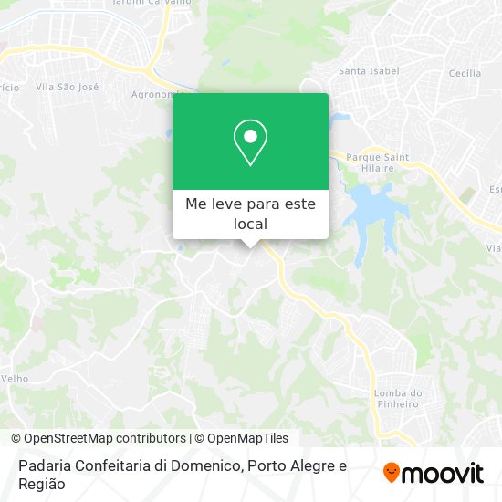 Padaria Confeitaria di Domenico mapa