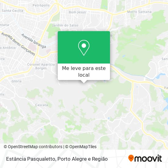 Estância Pasqualetto mapa