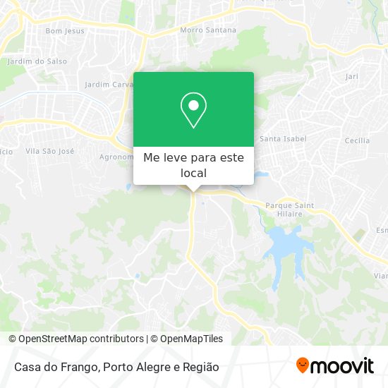 Casa do Frango mapa