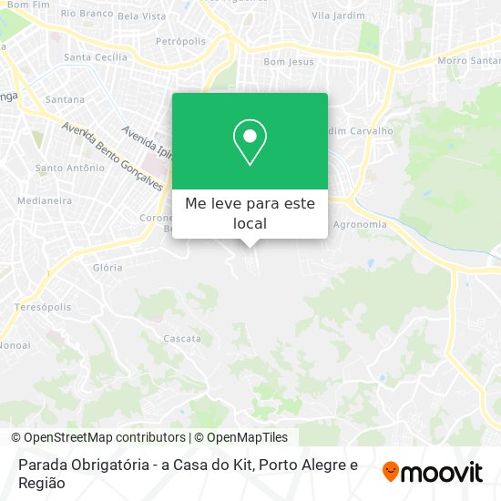 Parada Obrigatória - a Casa do Kit mapa