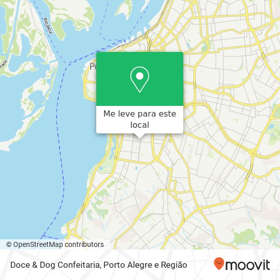 Doce & Dog Confeitaria, Avenida Getúlio Vargas, 1045 Menino Deus Porto Alegre-RS 90150-003 mapa