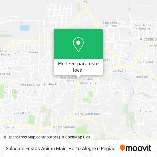 Salão de Festas Anima Mais mapa