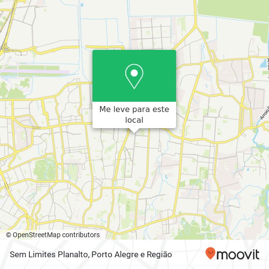 Sem Limites Planalto, Avenida Bispo João Scalabrini Jardim Itu Porto Alegre-RS 91225-120 mapa