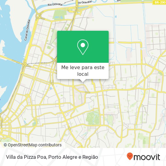 Villa da Pizza Poa, Avenida Rio São Gonçalo, 150 Santa Maria Goretti Porto Alegre-RS 91030-220 mapa