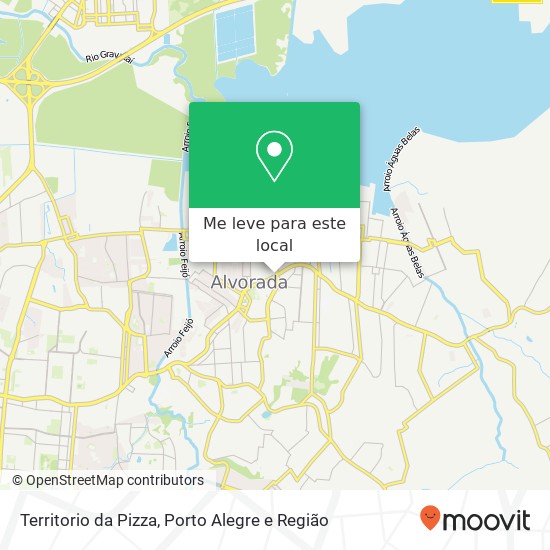 Territorio da Pizza, Avenida Presidente Getúlio Vargas, 2724 Centro Alvorada-RS 94810-000 mapa