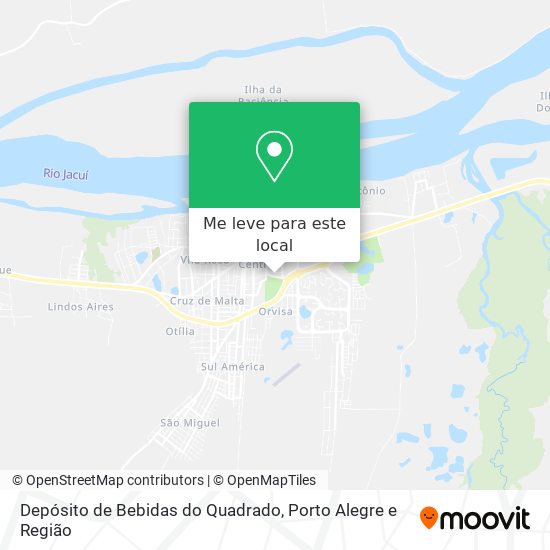 Depósito de Bebidas do Quadrado mapa