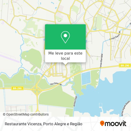 Restaurante Vicenza mapa