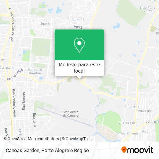 Canoas Garden mapa