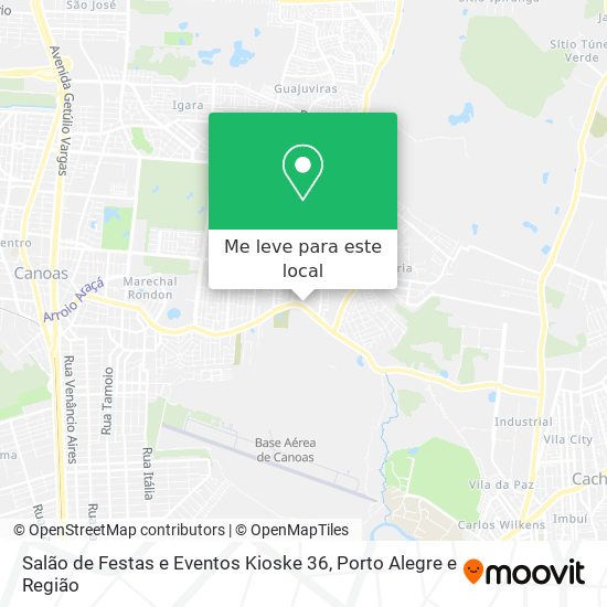 Salão de Festas e Eventos Kioske 36 mapa