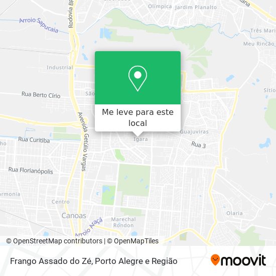 Frango Assado do Zé mapa