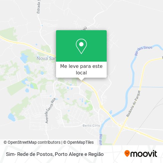Sim- Rede de Postos mapa