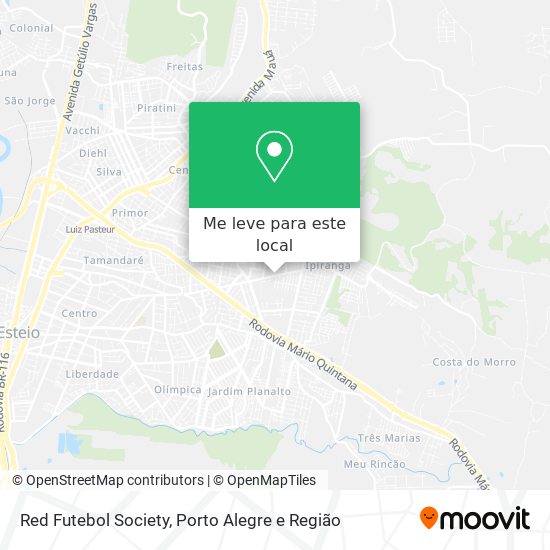 Red Futebol Society mapa